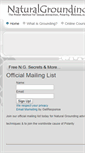 Mobile Screenshot of naturalgrounding.net